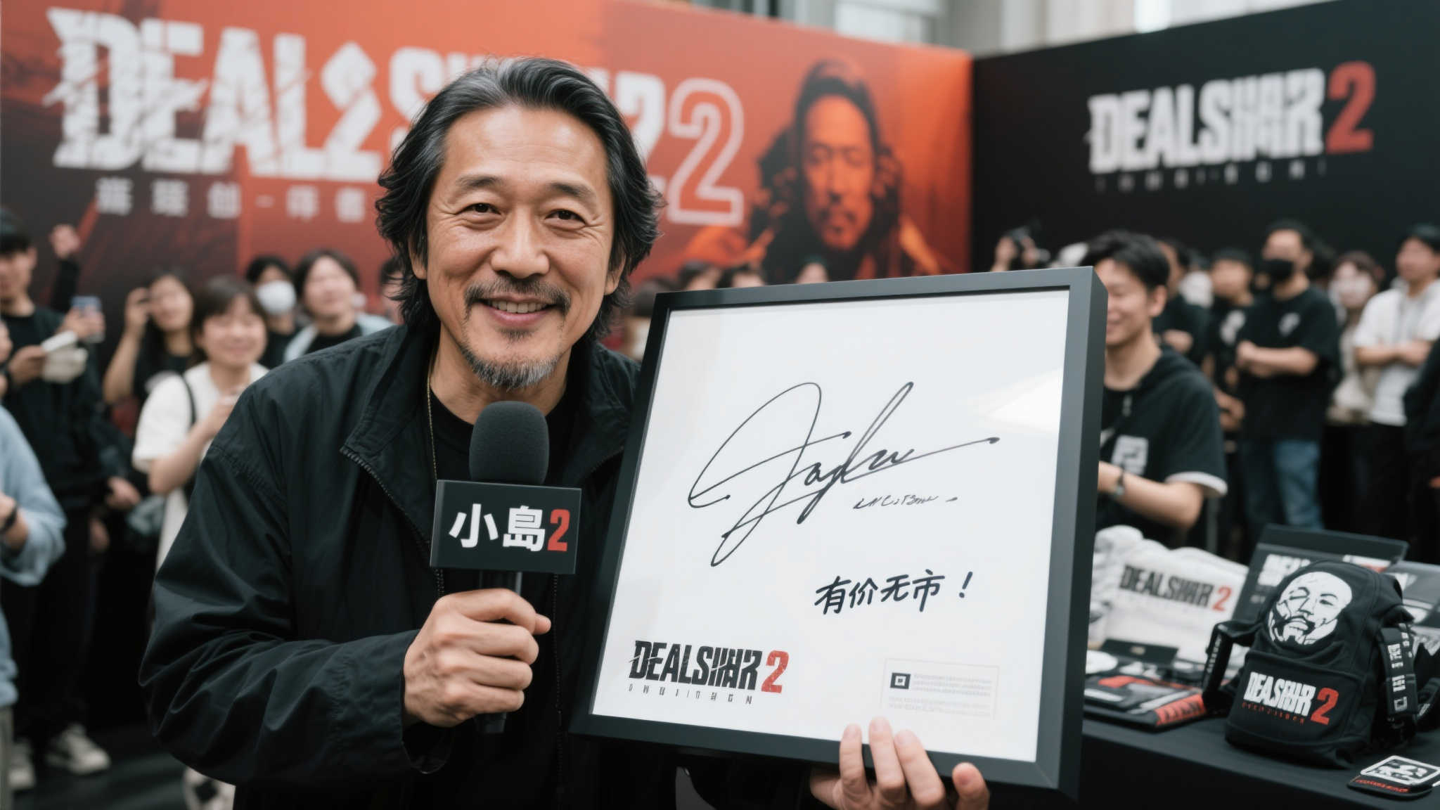 小岛秀夫亲自现身，小岛工作室赠送《死亡搁浅2》精美周边